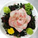 海藻玫瑰生魚片