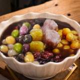 F3.雙圓紅豆湯 Red bean soup with taro & potato balls