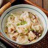 一口小鮮肉雲吞湯