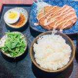 明太子炸豬排定食
