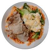 豬肉片炒意麵