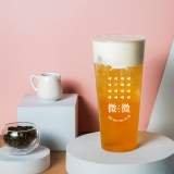 青茶厚奶蓋